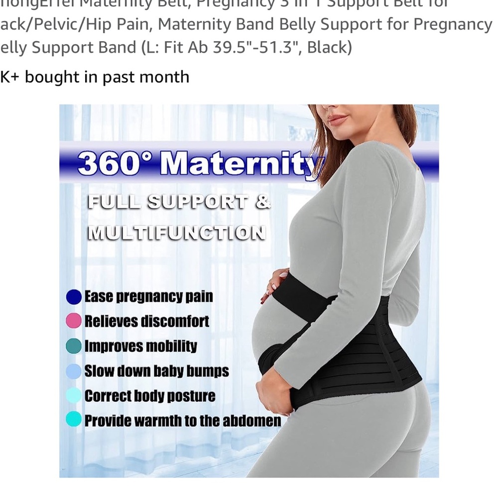 Pregnant belly band